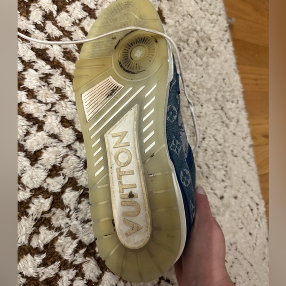 Men’s Louis Vuitton trainers low denim sneaker - Picture 6 of 11